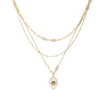 Collar acabado oro 18k