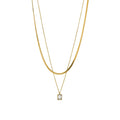 Collar acabado oro 18k