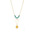 Collar acabado oro 18k