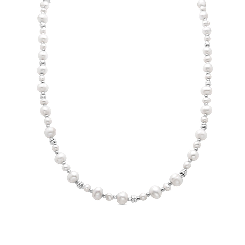 Collar acabado plata