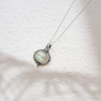 Colgante Amisha Piedra de Luna y Plata de Ley 925