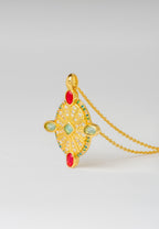Collar Medalla Odeon Multicolor