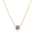 Collar Coratione Labradorita - Baño de oro 18K