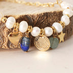Collar corto FAITH perlas