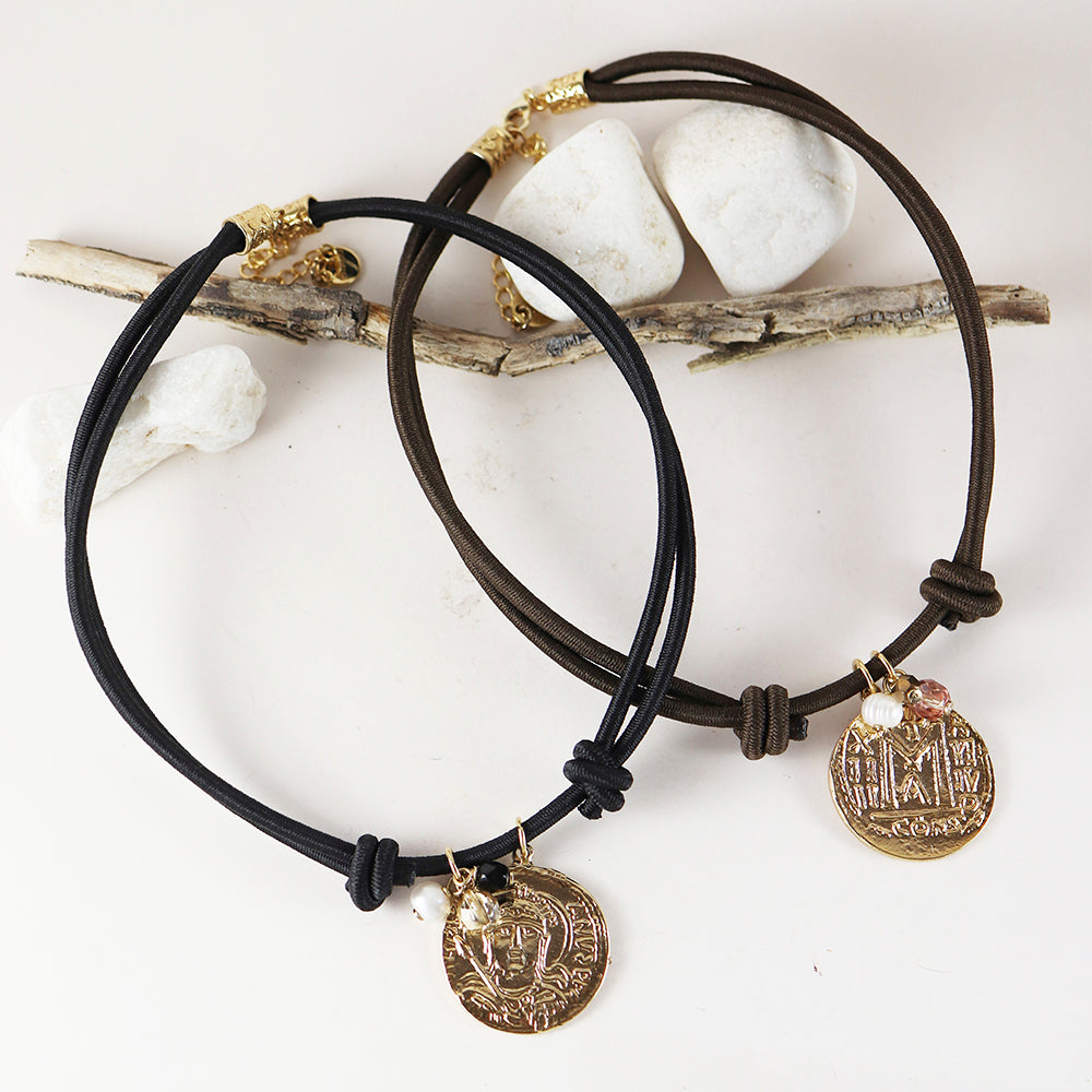 Collar corto moneda Auriga
