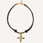 Collar corto mujer cruz MILU CRUZEA