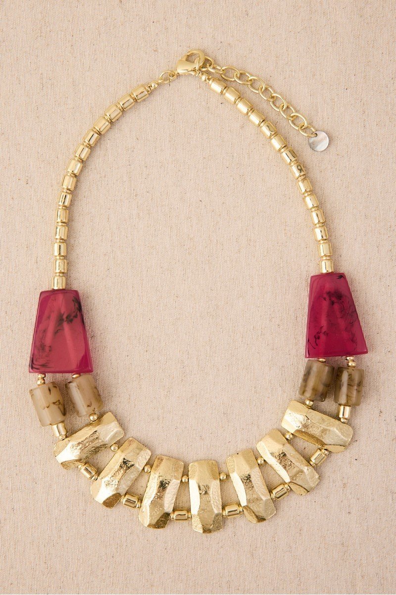 COLLAR ESLABONES GEOMÉTRICOS