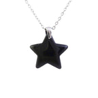 Collar Estrella de Ónix - Acero Inox.