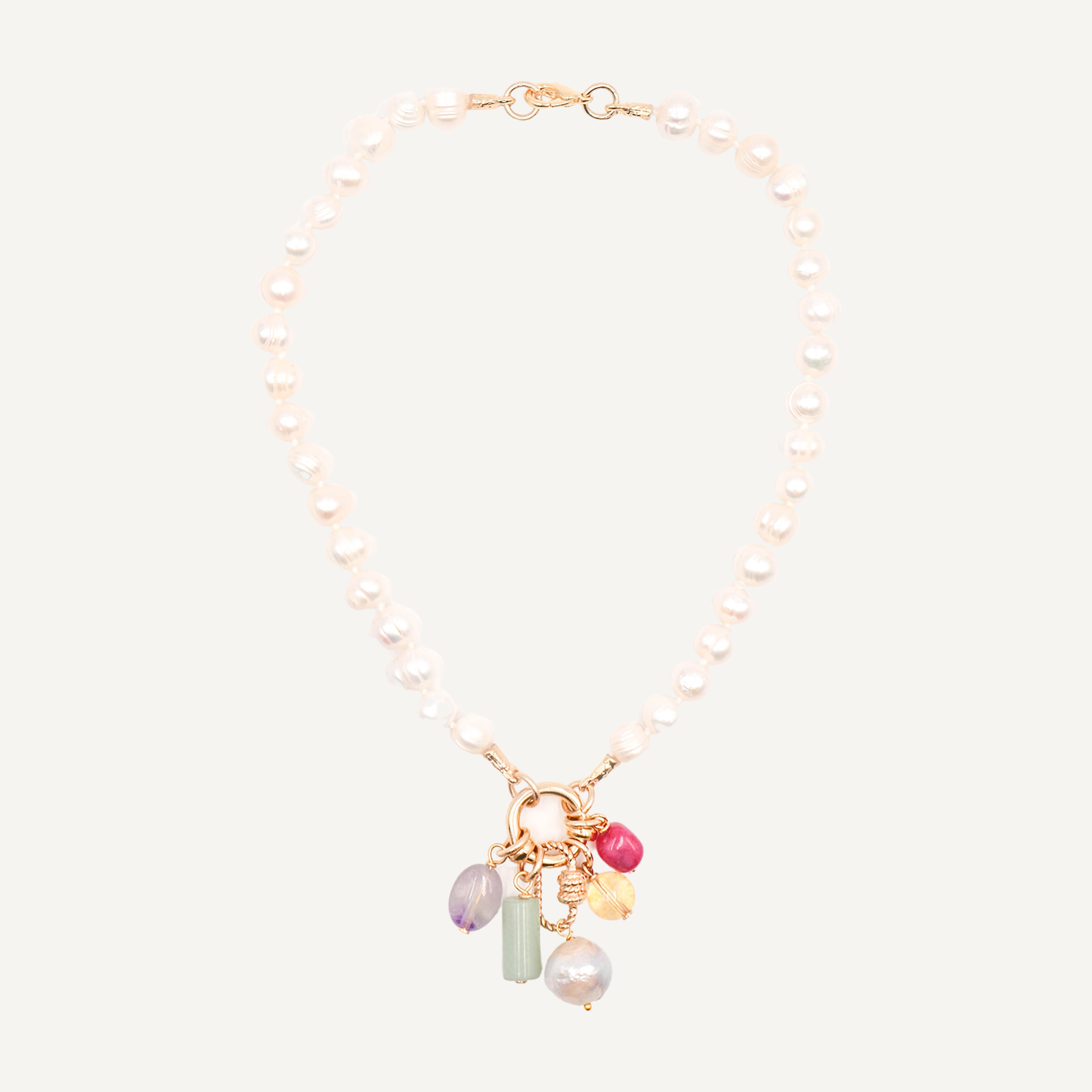 Collar ISSOA Colors con Perla