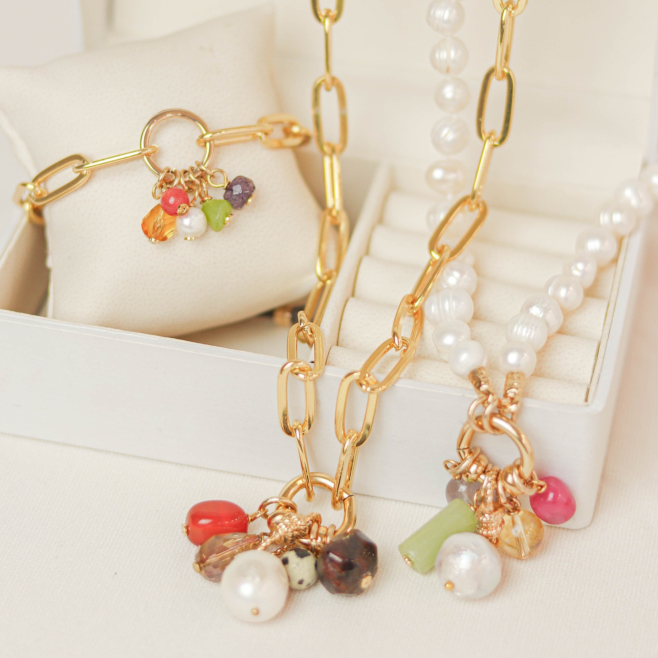 Collar ISSOA Colors con Perla