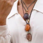 Collar largo mujer ajustable MONSUL STONE