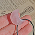Collar Luna de Cuarzo Rosa - Edición Imperfecta