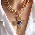 Collar MET CADENA CRUZ