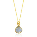Collar 'Morrigan' Piedra de Luna - Bronce & Baño de oro 18K