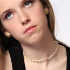 Collar 'Nicole' de Piedra de Luna - Gold