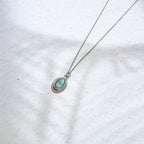 Collar Ovale Labradorita - Plata de Ley 925