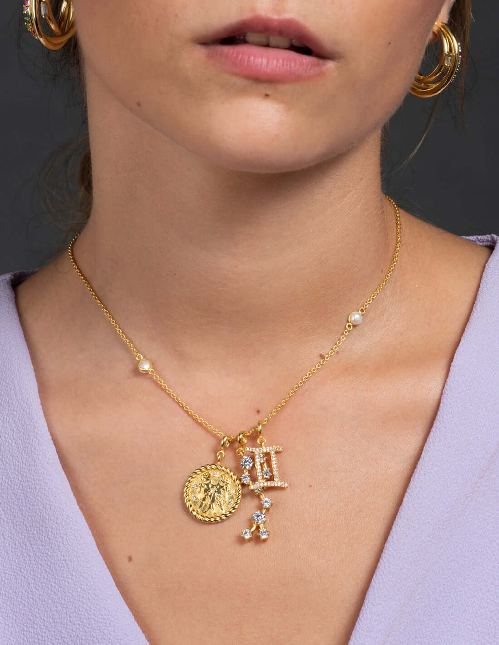 Collar Triple Zodiaco Géminis