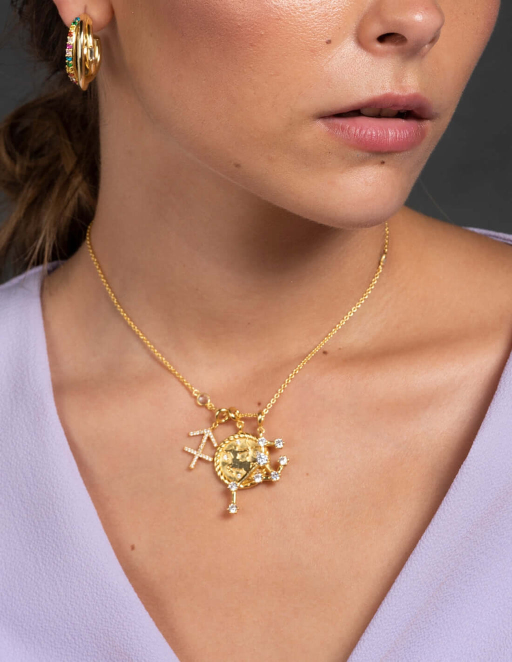 Collar Triple Zodiaco Sagitario