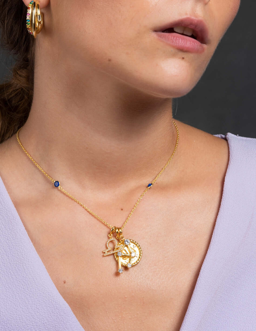 Collar Triple Zodiaco Libra
