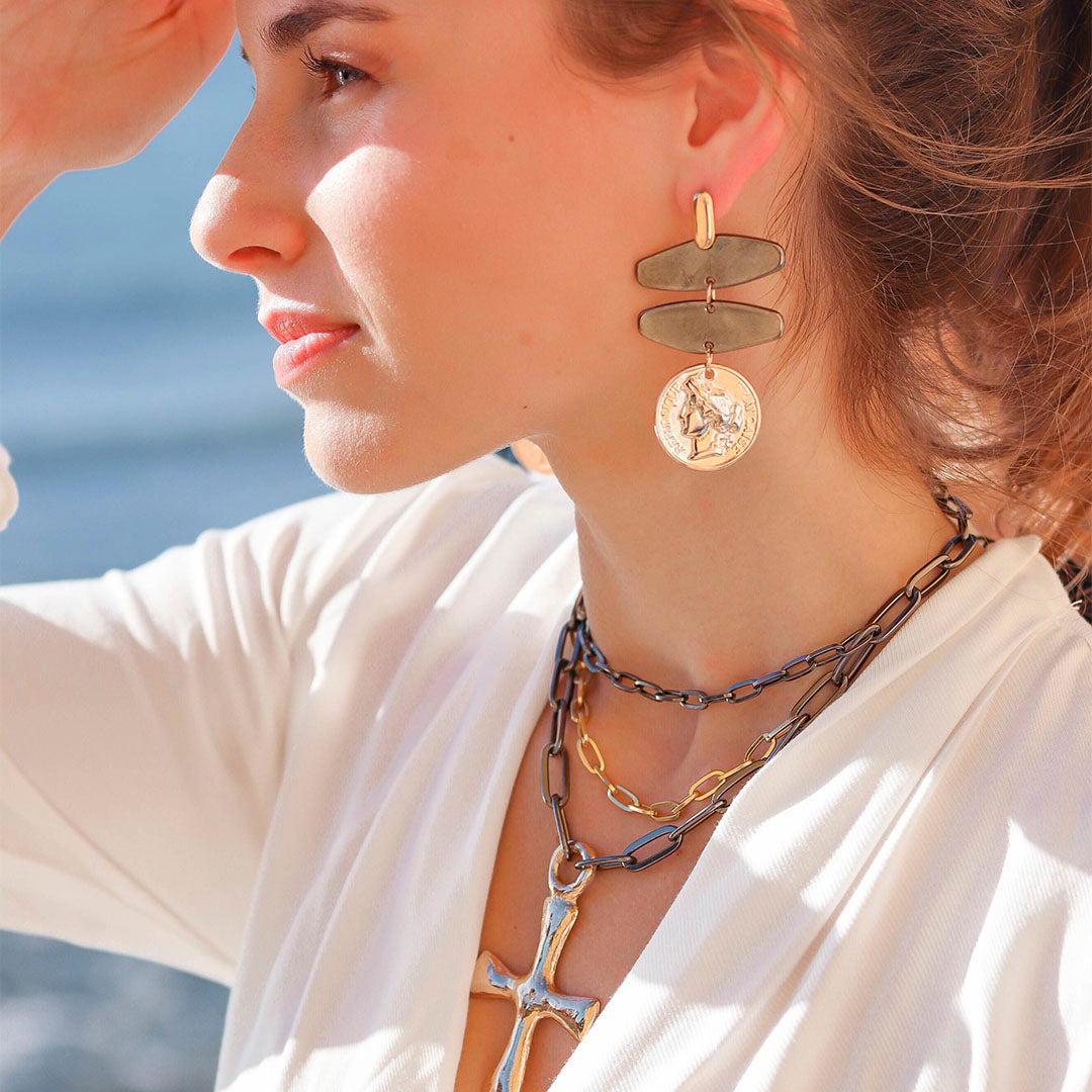 Collares de perlas modernos TESSABIT Herradura