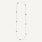Collares de piedras de cristal Lizzy Gris
