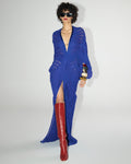 Persian Blue Isa Dress By KYNAH, Luxury Indian Fashion & Bridal Wear