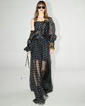 Black Lara Bomber Jacket, Bustier & Bianca Skirt By KYNAH, Luxury Indian Fashion & Bridal Wear