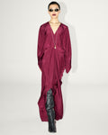 Wine Levy Dress By KYNAH, Luxury Indian Fashion & Bridal Wear