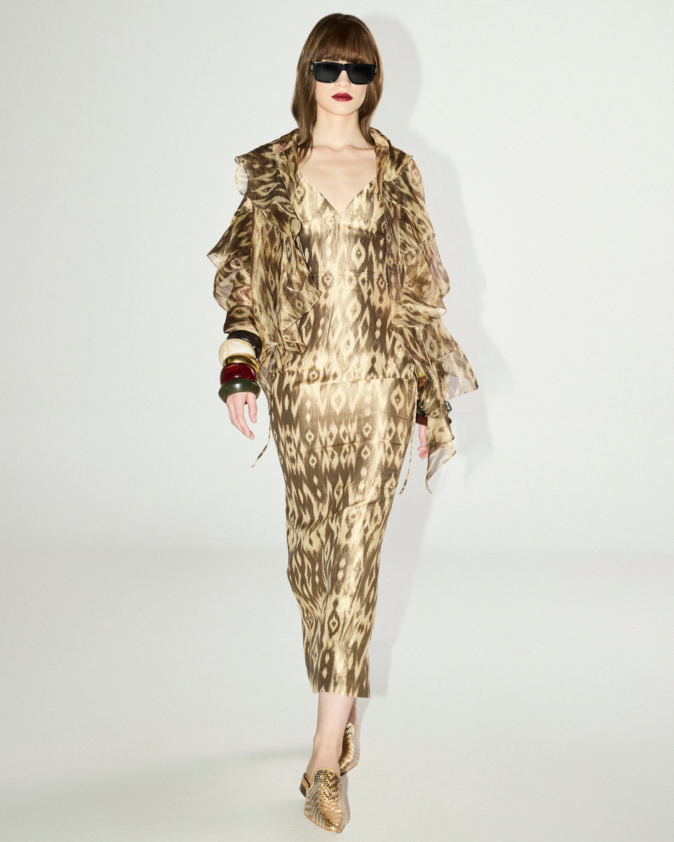 Malle Shirt With Rocco Dress By KYNAH, Luxury Indian Fashion & Bridal Wear