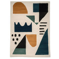 Color Block Code Hand Tufted Rug