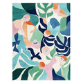 Color Bloom Composition Hand Tufted Rug