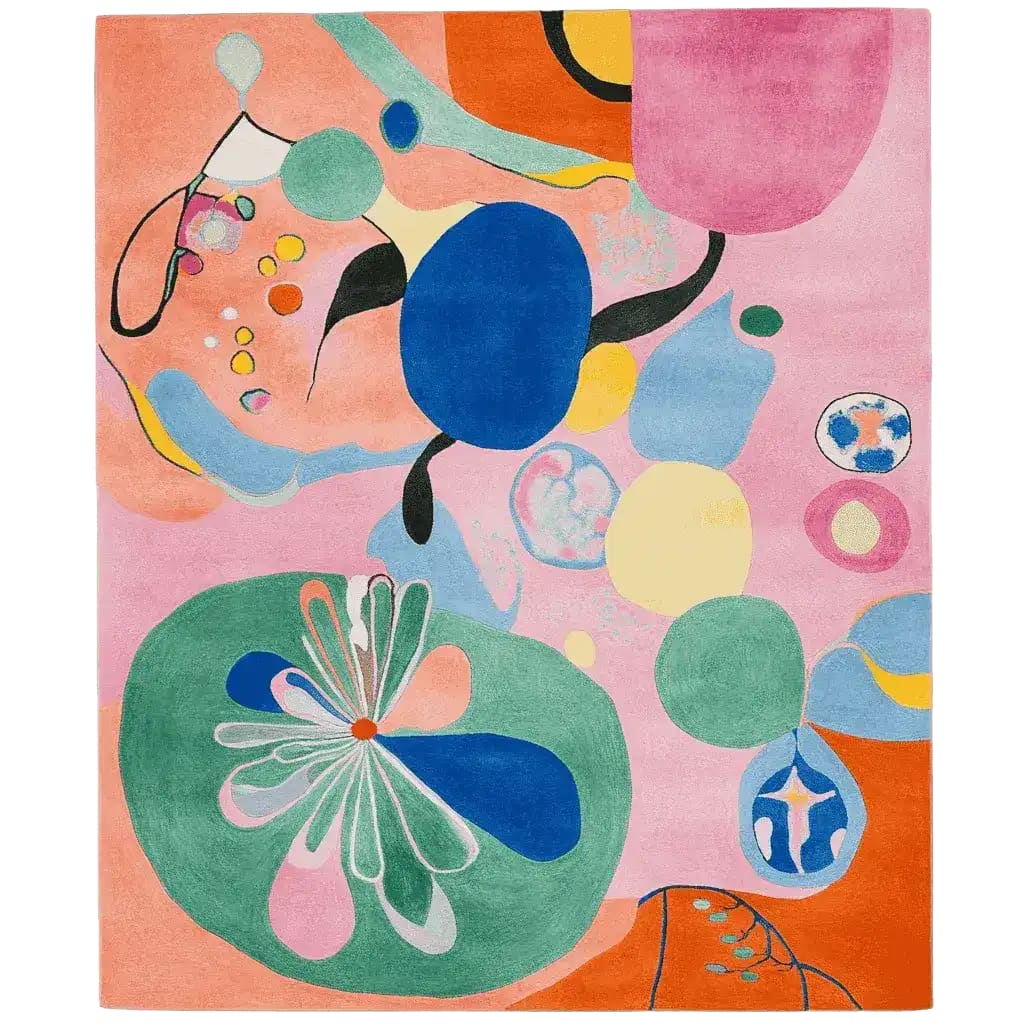 Colorburst Flora Dance Hand Tufted Rug