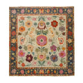Colorful Canopy Hand Knotted Area Rug