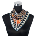 Multicolor Silk Square Scarf Comares