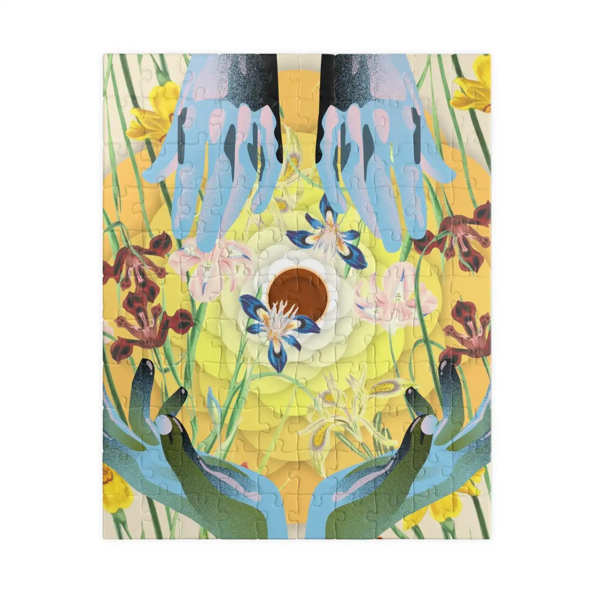 Come with Me Blue Hands Puzzle