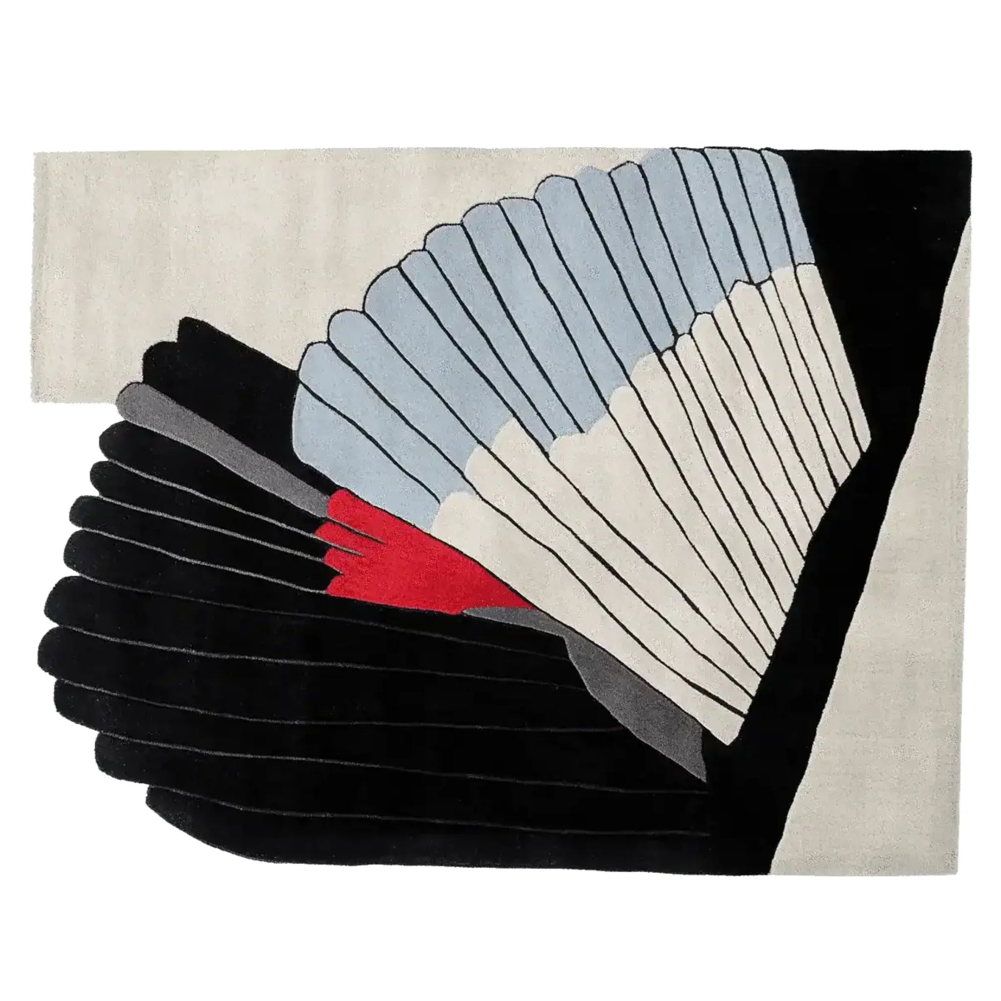Concrete Currents Hand Tufted Rug