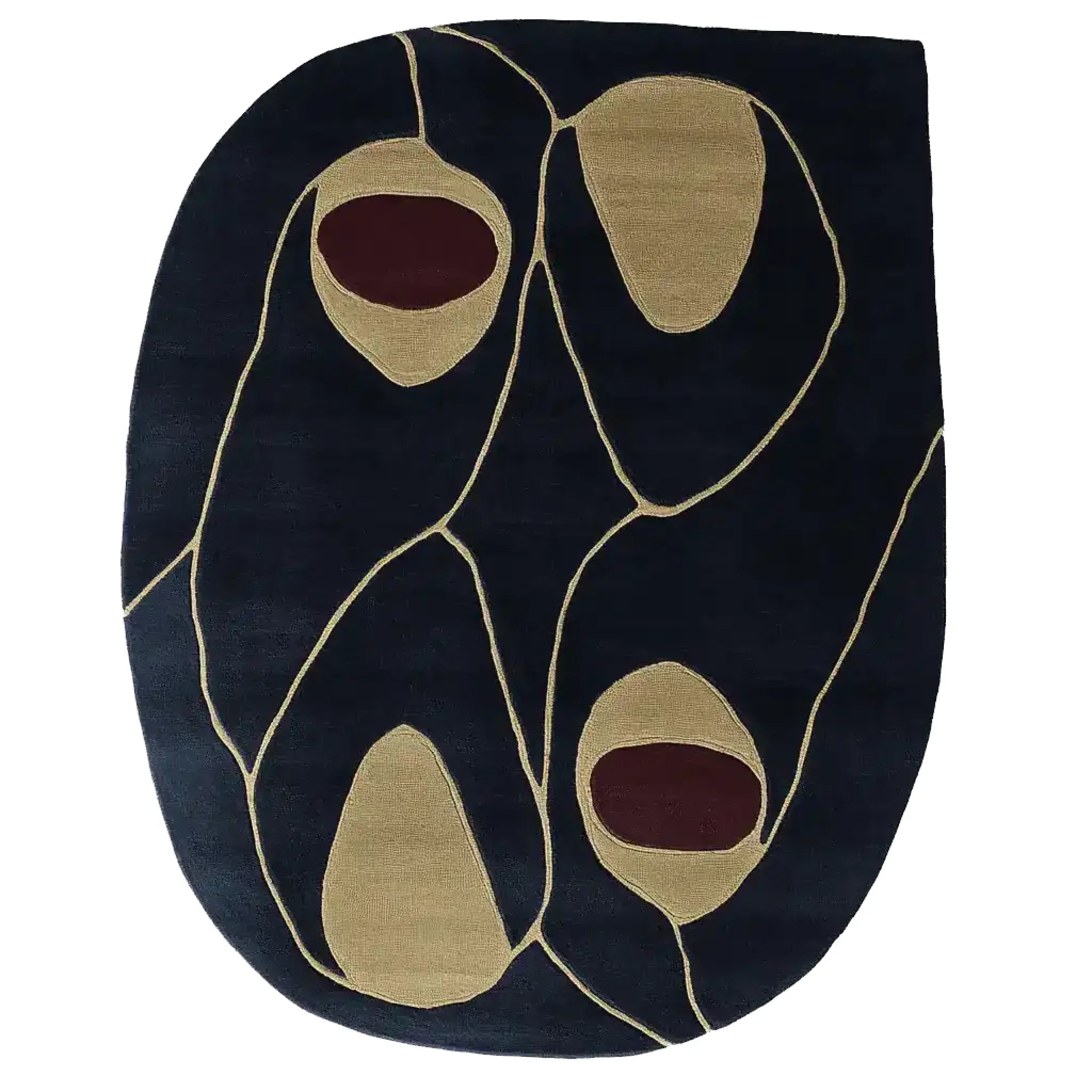 Concrete Line Study Hand Tufted Rug
