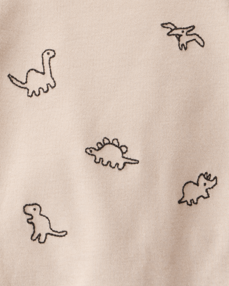 Conjunto 2 piezas con dinosaurios y pantalón con picos