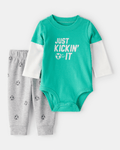 Conjunto 2 piezas con diseño futbol