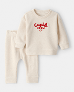 Conjunto 2 piezas para bebé con diseño "cupid"
