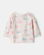 Conjunto 3 piezas con vestido jumper coral y lazos