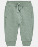 Conjunto 3 piezas de algodón, pantalón y canguro con capucha acolchados, más body