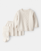 Conjunto 3 piezas para bebé con diseño liso