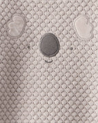 Conjunto de dos piezas con cardigán de sherpa con koala y pantalón
