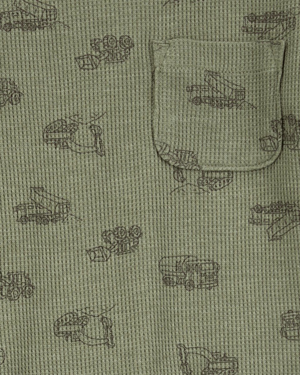 Conjunto de dos piezas con estampado de construcción