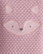 Conjunto dos piezas algodón con cárdigan rosa estampado y pantalón