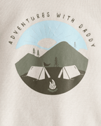 Conjunto dos piezas algodón con diseño "Adventures with daddy"