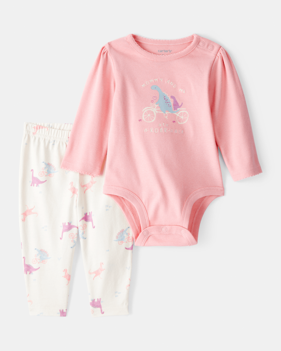 Conjunto dos piezas algodón con diseño "Mommy & me"