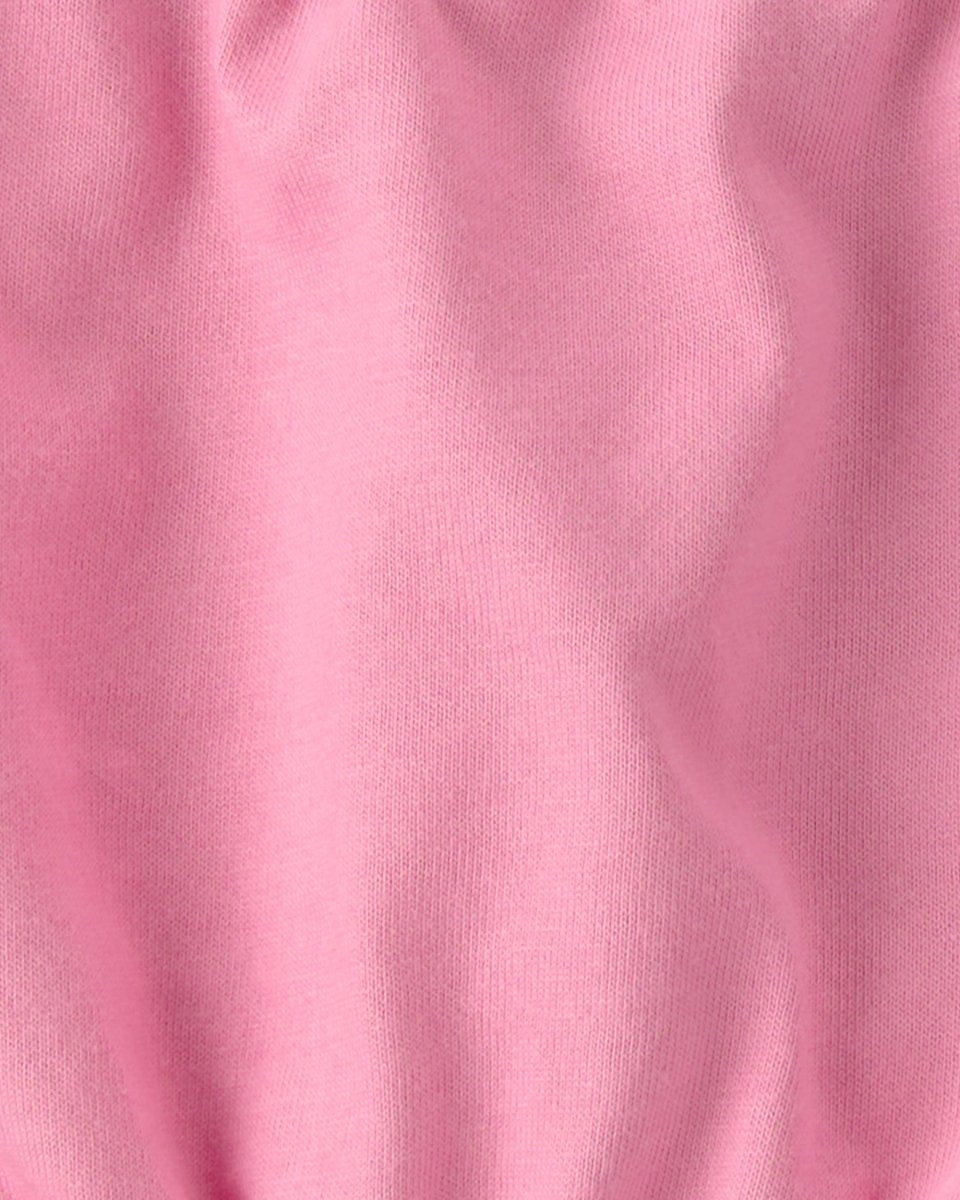 Conjunto dos piezas camisa y pantalón corto de alogdón, diseño floral rosa