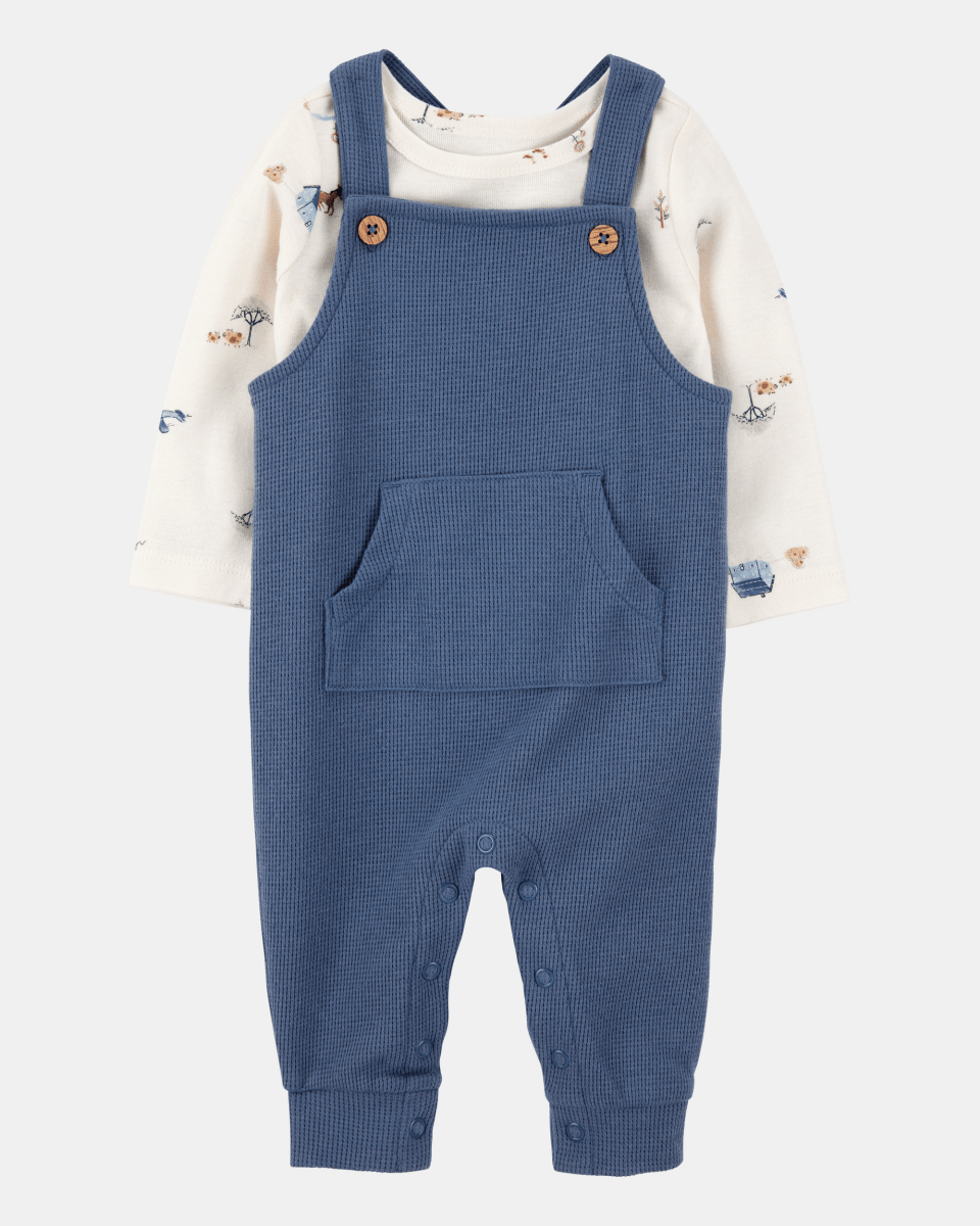 Conjunto dos piezas peto algodón térmico y camiseta manga larga